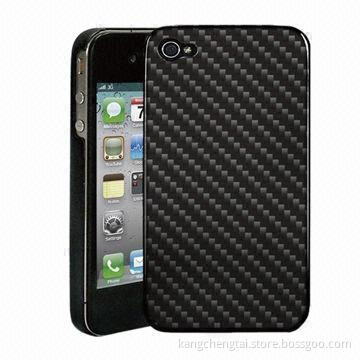 Carbon Fiber Skin for iPhone 4G, Easy to Install and Remove